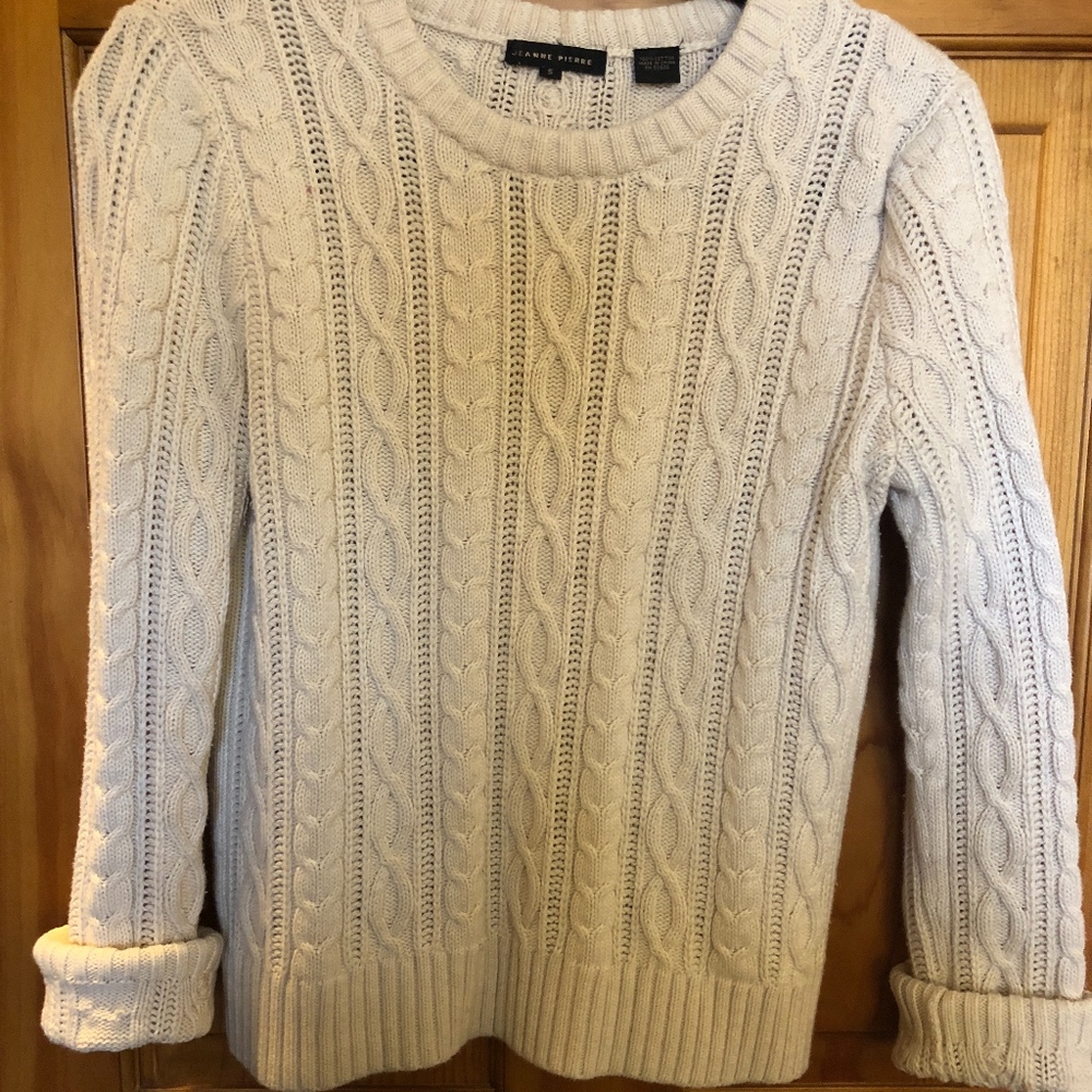 light cream sweater